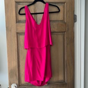 Pinkish red holiday dress
